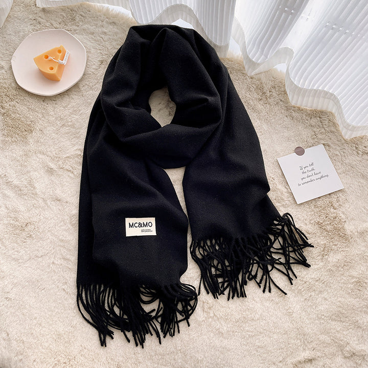 Long scarf made of cashmere imitation, 65x200 cm