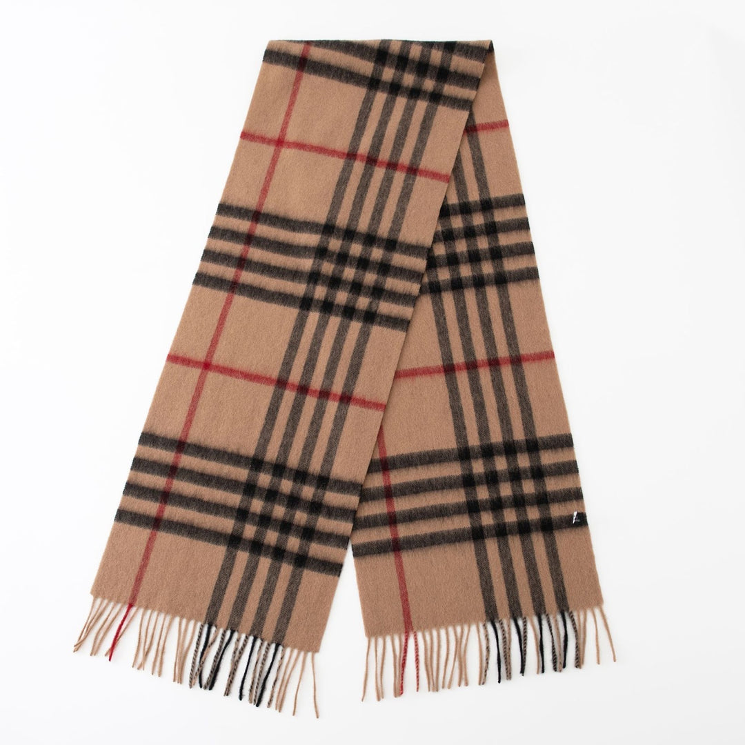Checked wool scarf, 100% wool