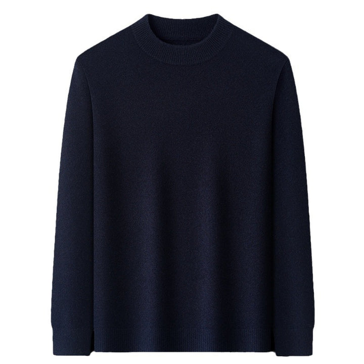 Men's cashmere sweater with stand-up collar, 400g