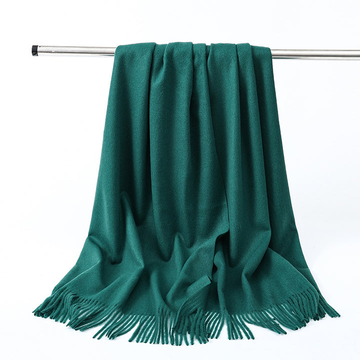 Elegant wool cashmere scarf for men and women