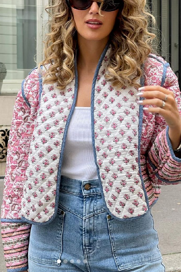 Mune | Reversible Quilted Jacket with Matching Small Cotton Jacket