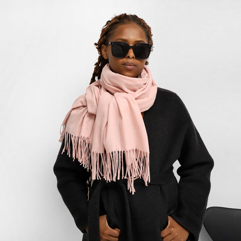 Ladies' Scarf, solid color, 70x200cm