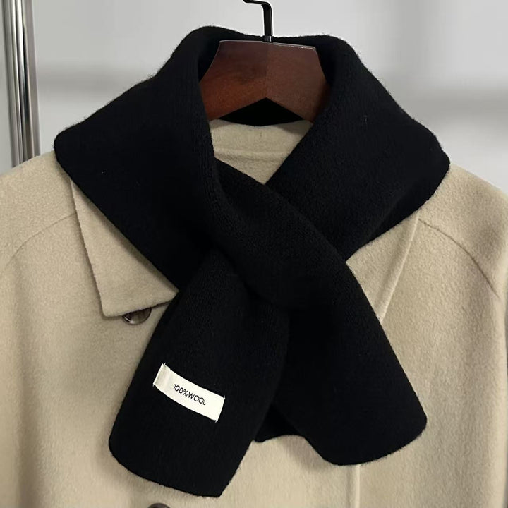 Compact wool scarf, 100% wool