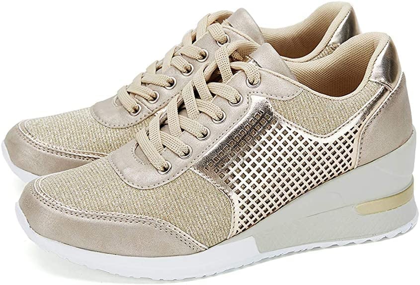 Orthopedic sneakers with high heel and wedge heel Mune Fashion