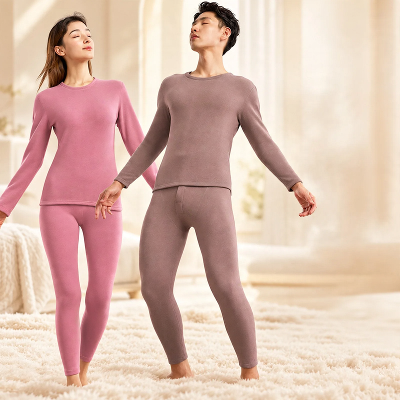 Thermal underwear set for women and men, extra warm