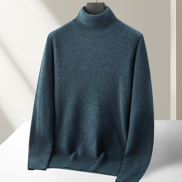 Men's turtleneck sweater made of 100% merino wool