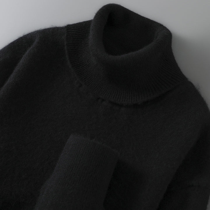 Men's Wool Sweater, 100% Wool, Stand Collar, Business Style