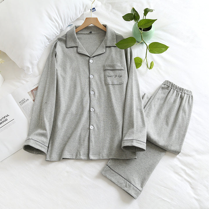 Cotton pajama set for couples