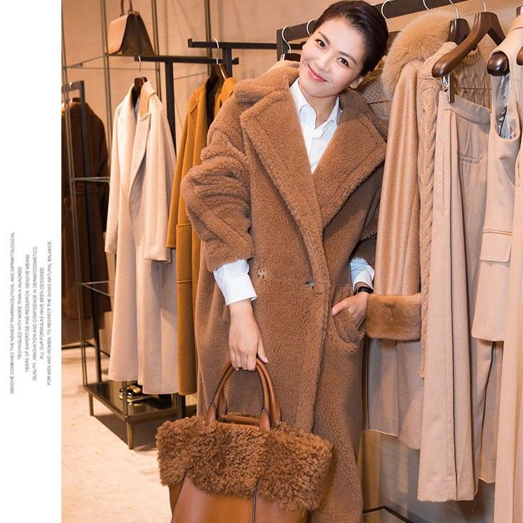Teddy-Coat, mid-length, Faux fur, Women