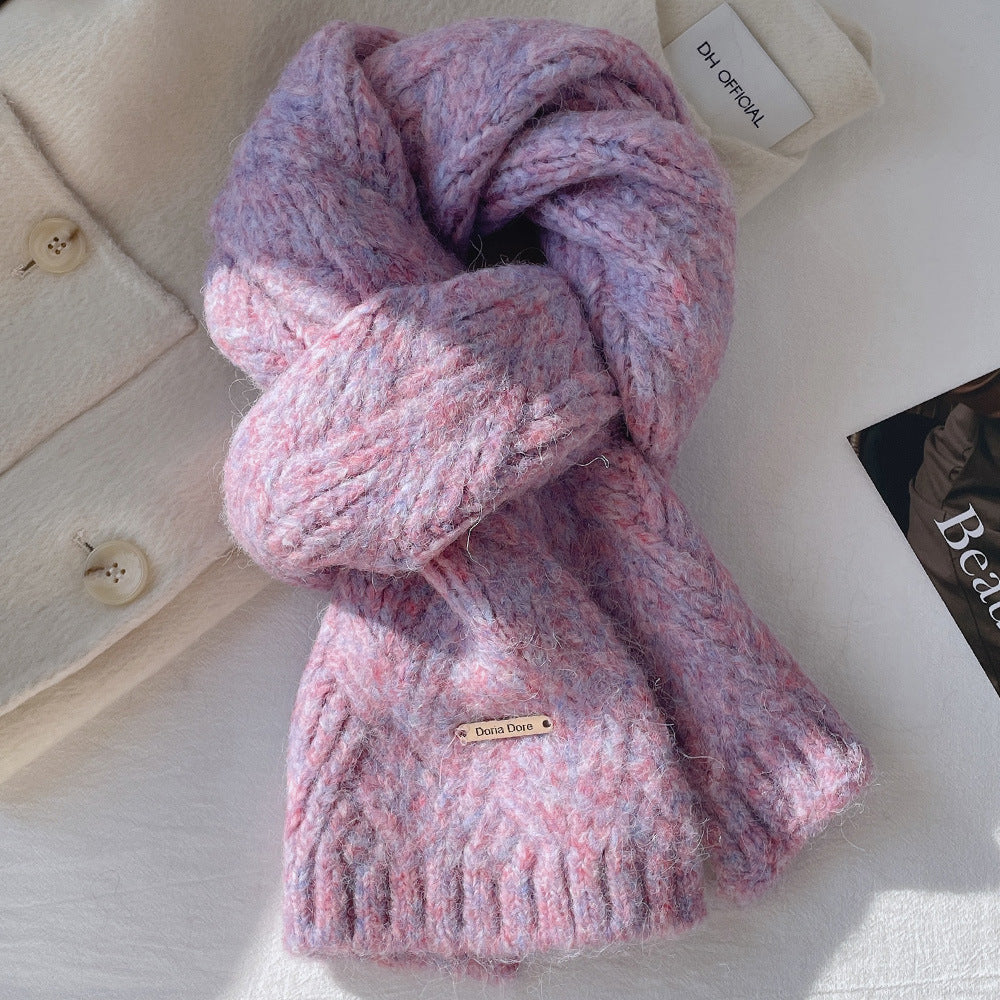Elegant Alpaca Scarf, 165x24cm