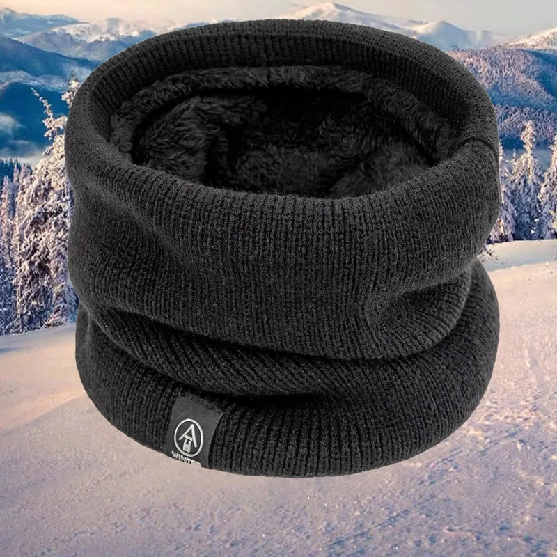 Knit neck warmer, windproof