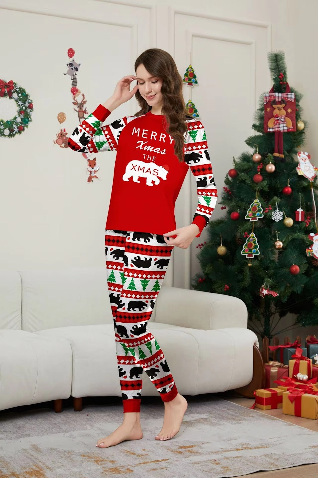 Christmas pajama set for the whole family