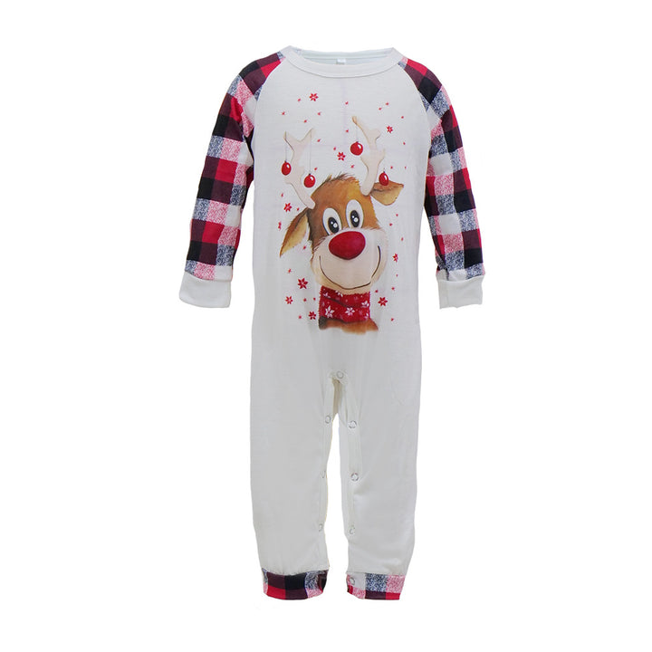 Family Pajama Set with Deer Motif