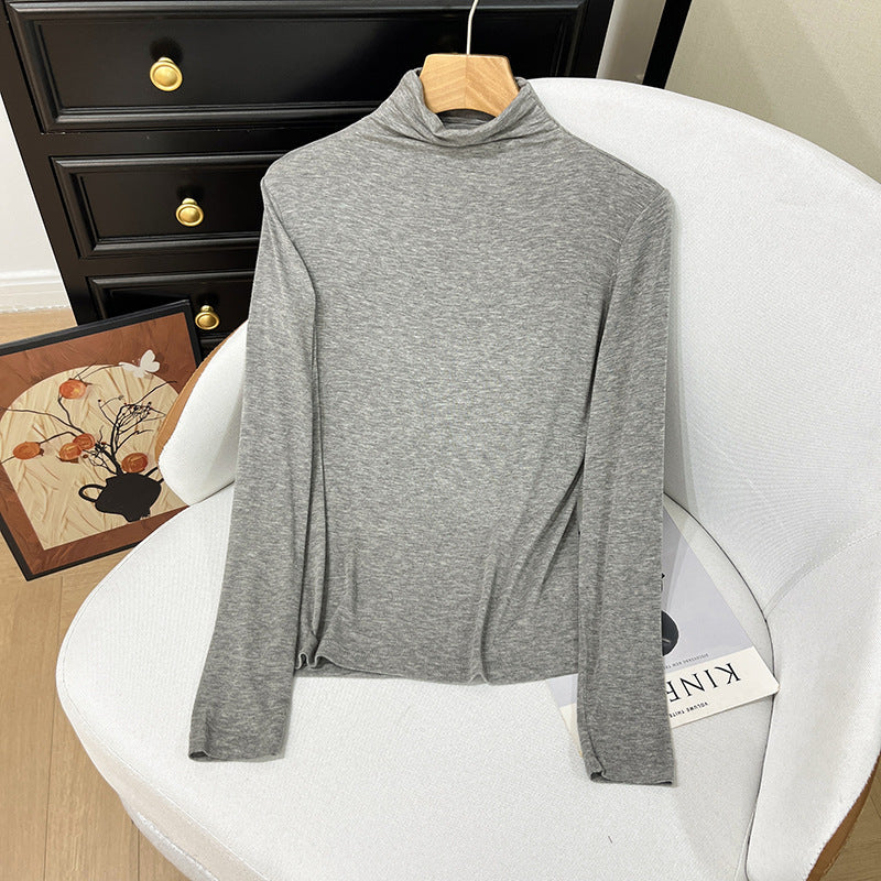 Women's turtleneck sweater made of cashmere blend