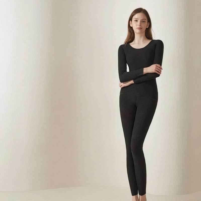 Thermal underwear set with heating function for women and men