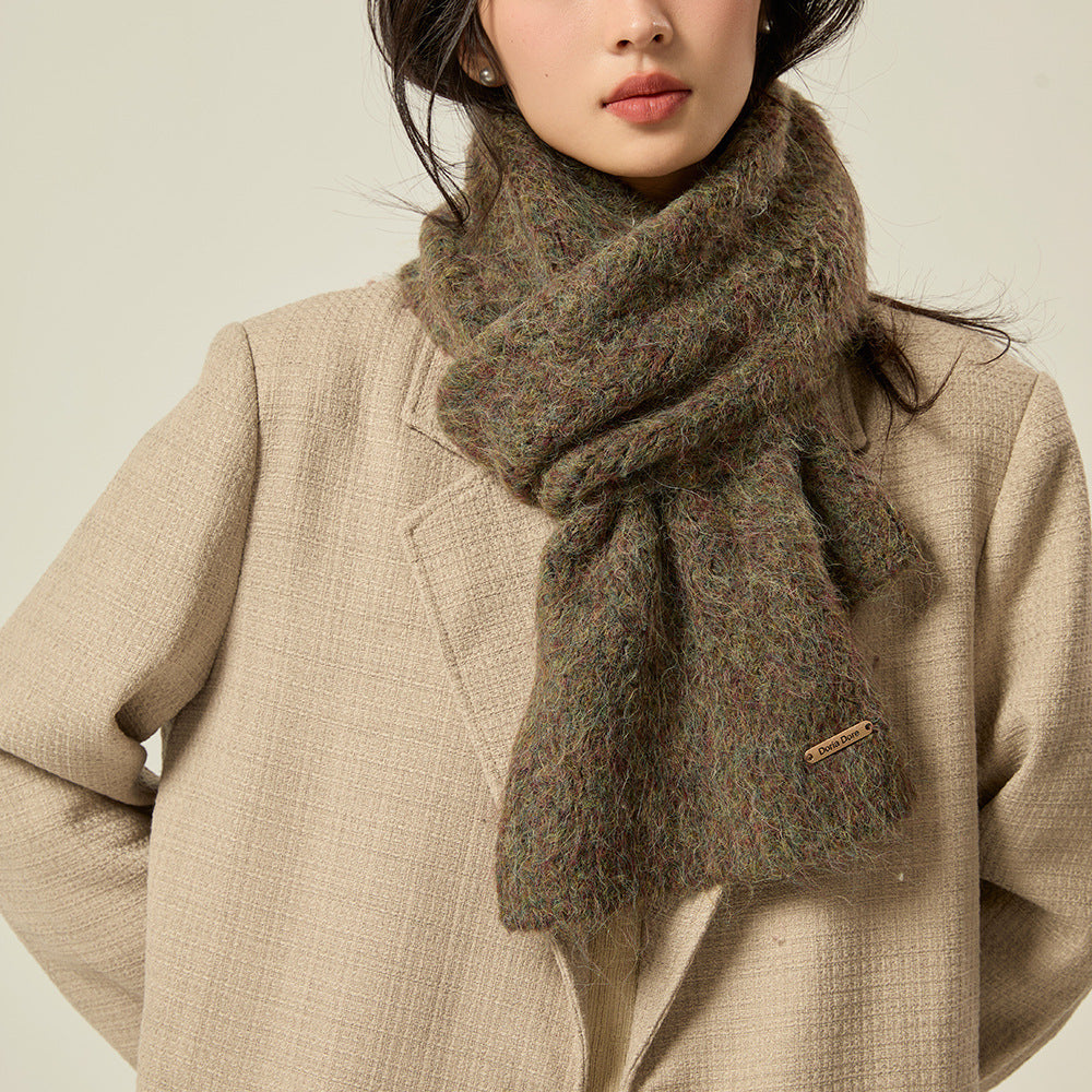 Elegant Alpaca Scarf, 165x24cm