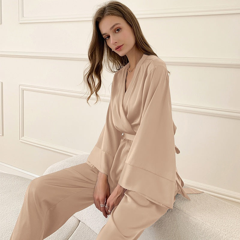 Women’s Pajama Set, Satin Look, Long Sleeve