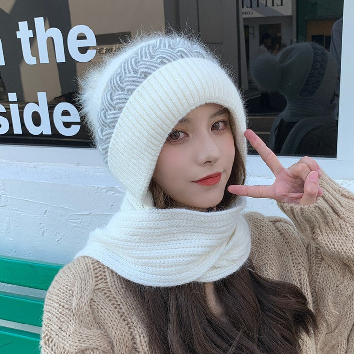 Winter Set: Knit beanie and scarf