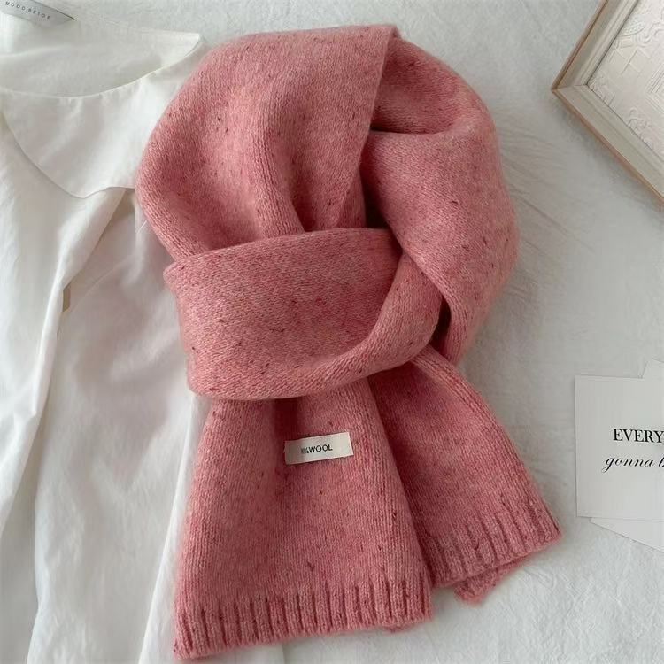 Wool scarf, 100% wool, solid color, 160x20 cm
