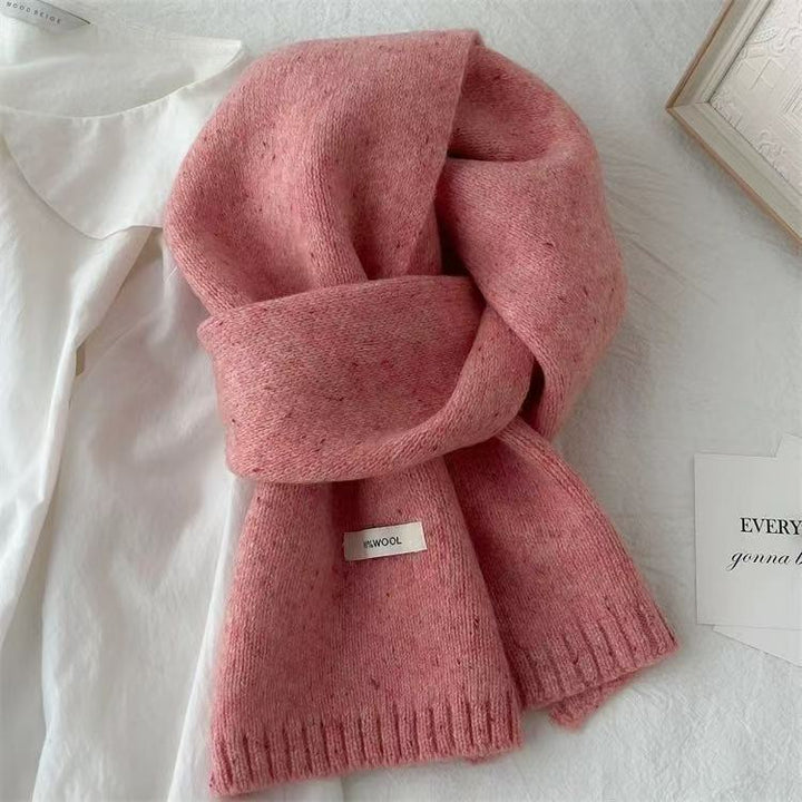 Wool scarf, 100% wool, solid color, 160x20 cm