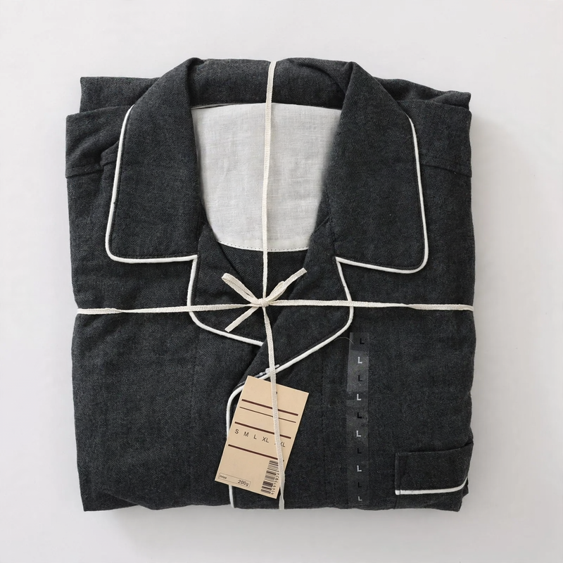 House suit, flannel, long-sleeved, for couples
