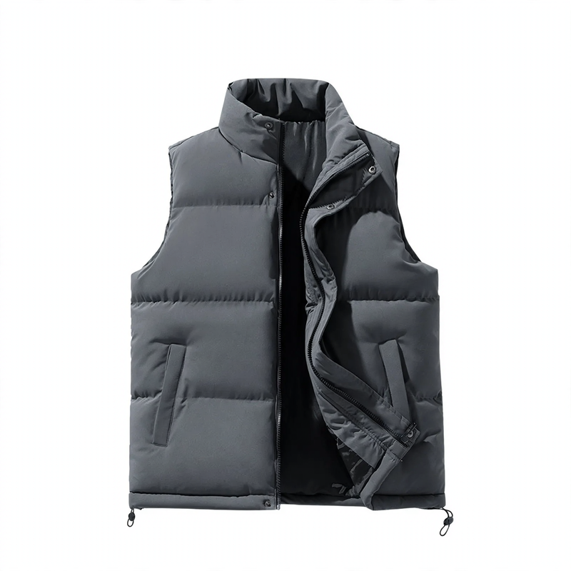 Men's Hooded Padded Jacket, casual, lined