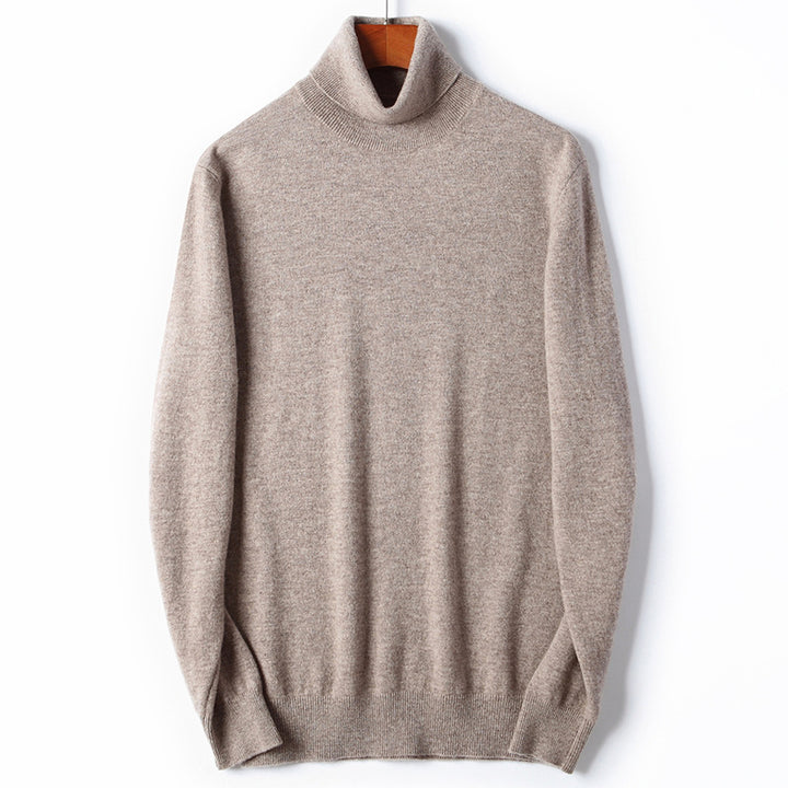 Men's turtleneck sweater made of merino wool