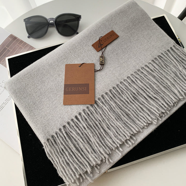 Women's Scarf, solid color, 190x70cm