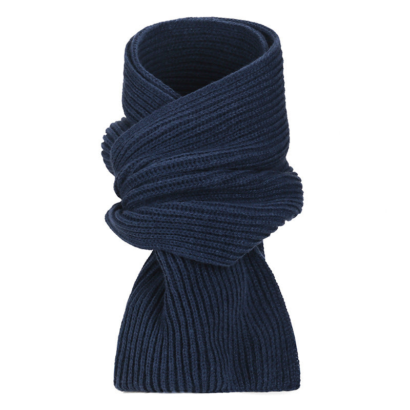 Unisex knit hats and scarf set, lined