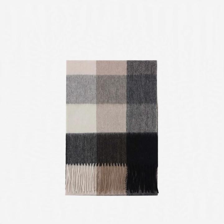Long scarf made of 100% wool for men