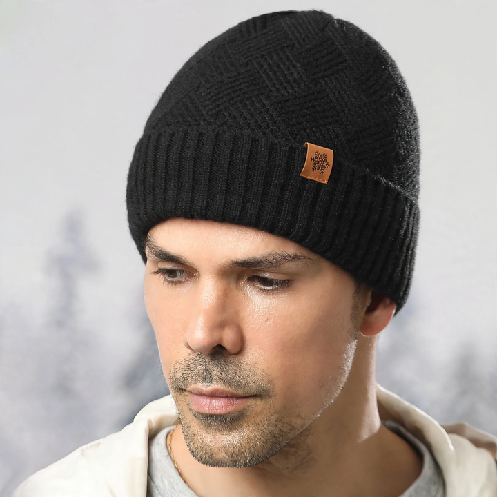 Winter Set: Knitted hat, scarf, and gloves
