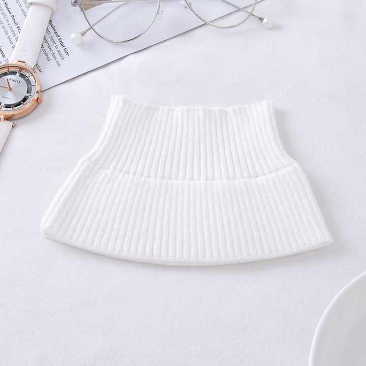 Warming neck warmer with high collar
