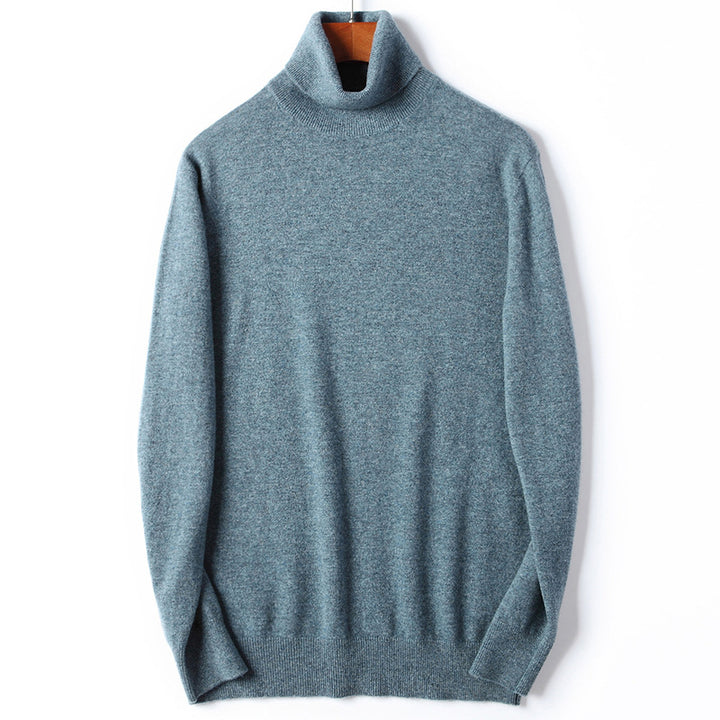 Men's turtleneck sweater made of merino wool