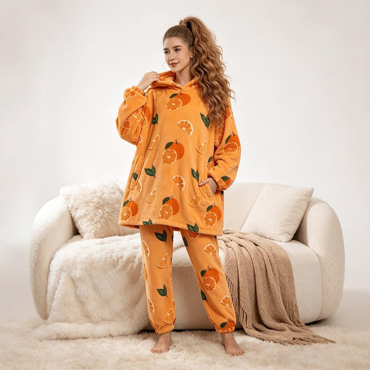 Family Pajama Set, Printed, for Couples