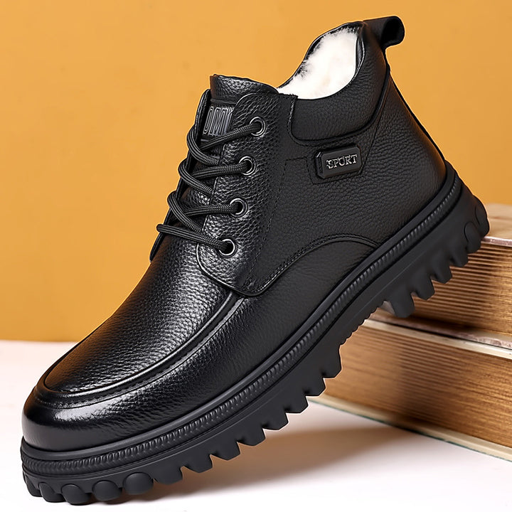 Men's winter boots, padded, non-slip, warm