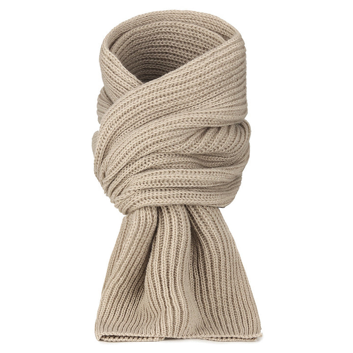 Winter Set: Knitted beanie and scarf, lined, warming