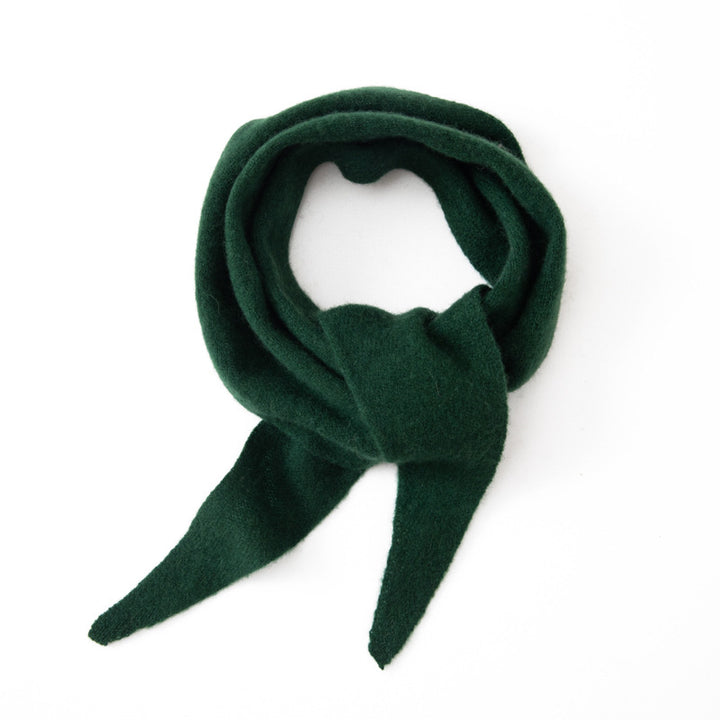 Triangle scarf made of cashmere imitation, warming, 100x33 cm