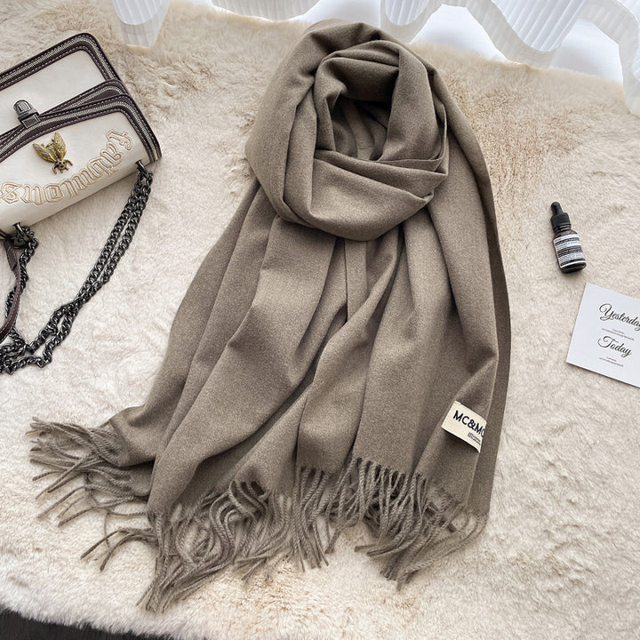 Long scarf made of cashmere imitation, 65x200 cm
