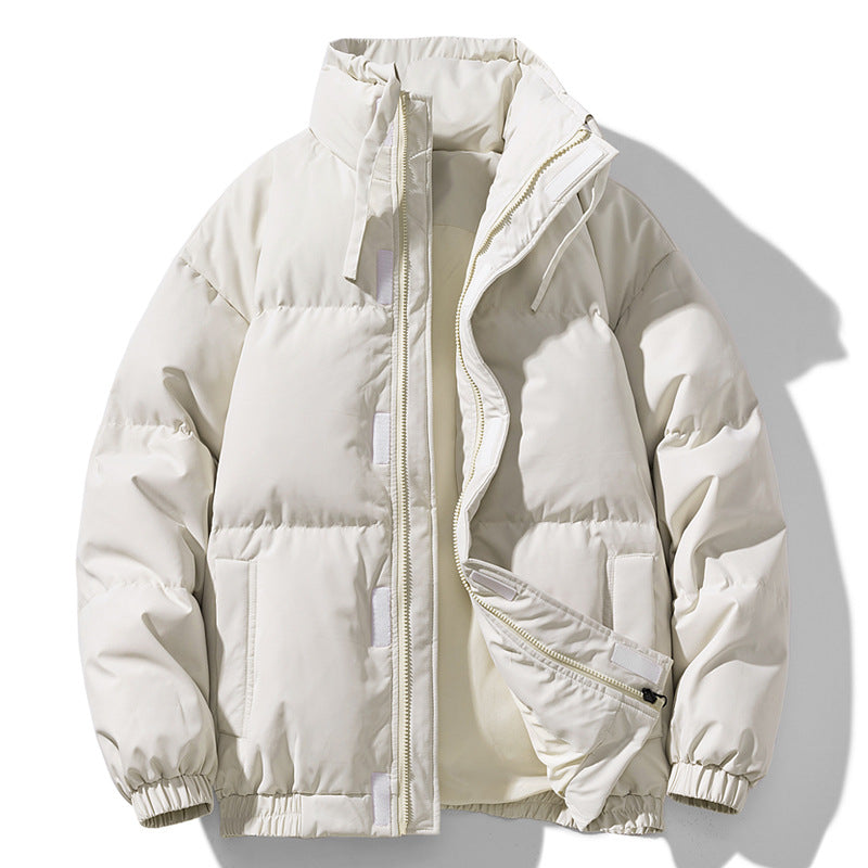 Warm men's down jacket in Korean style