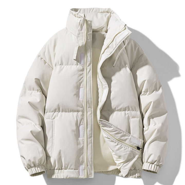 Warm men's down jacket in Korean style