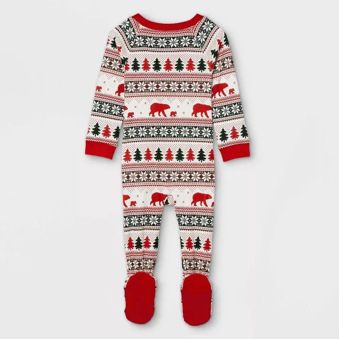 Family Pajama Set, Christmas Motif, Long Sleeve