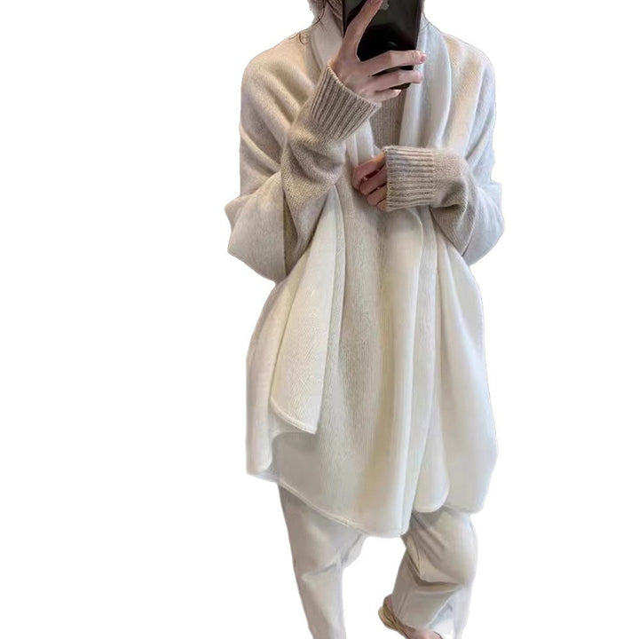 Wool scarf, 180x60cm, plain