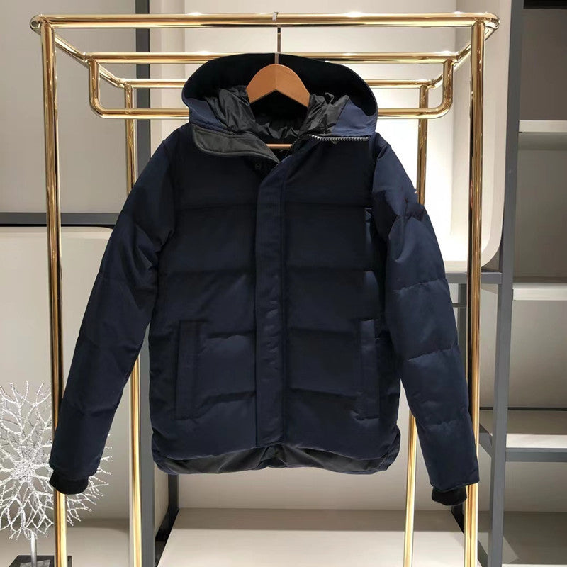 Winter down jacket for men and women, warm lined