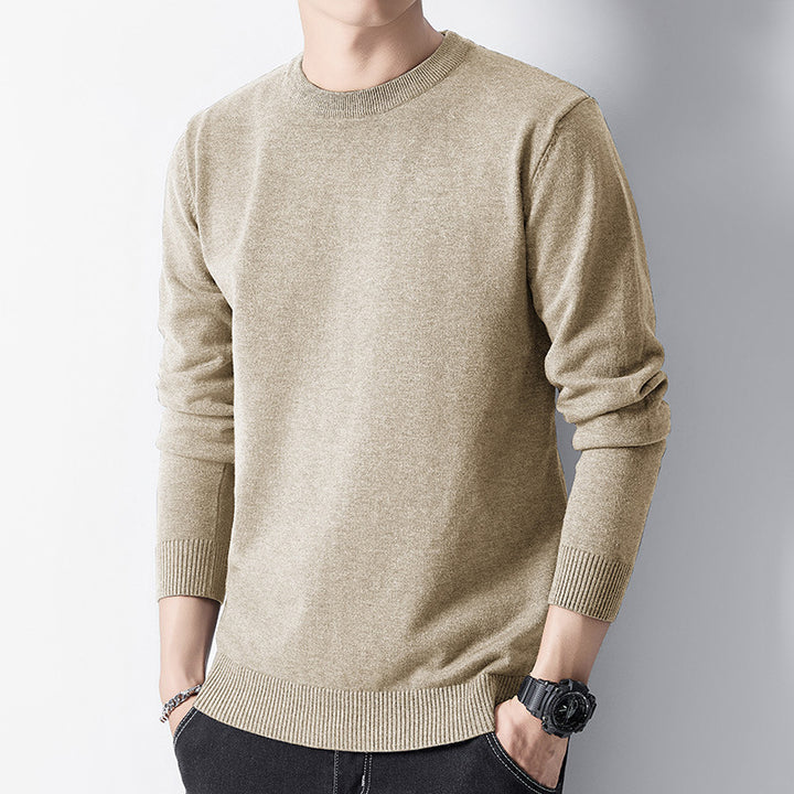 Men's sweater with turtleneck, lined