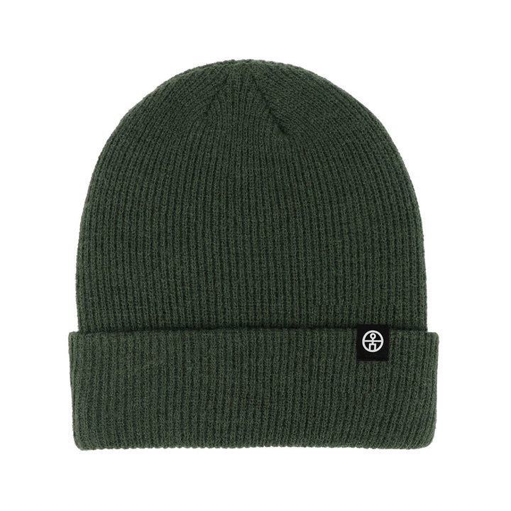 Warm knitted hat for winter, solid color, 22x20 cm