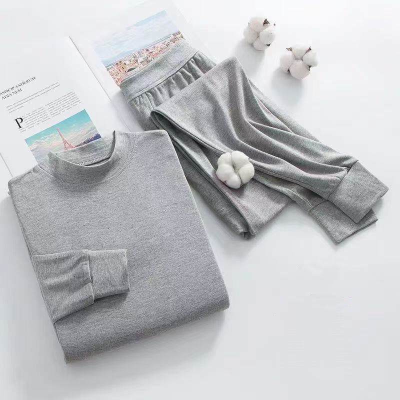 Cotton thermal underwear set for couples