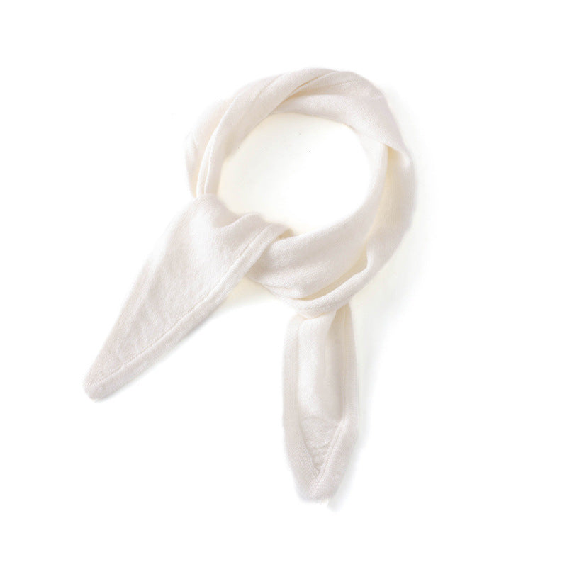 Triangle scarf made of cashmere-wool blend