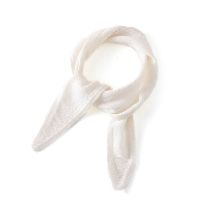Triangle scarf made of cashmere-wool blend
