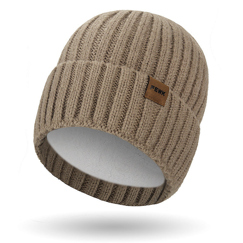 Winter Set: Knitted beanie and scarf, lined, warming