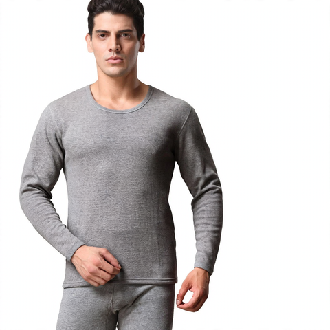 Thermo underwear set for men, round neck